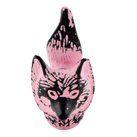 Baby Pink Fox Face Distressed Iron Cabinet Knobs